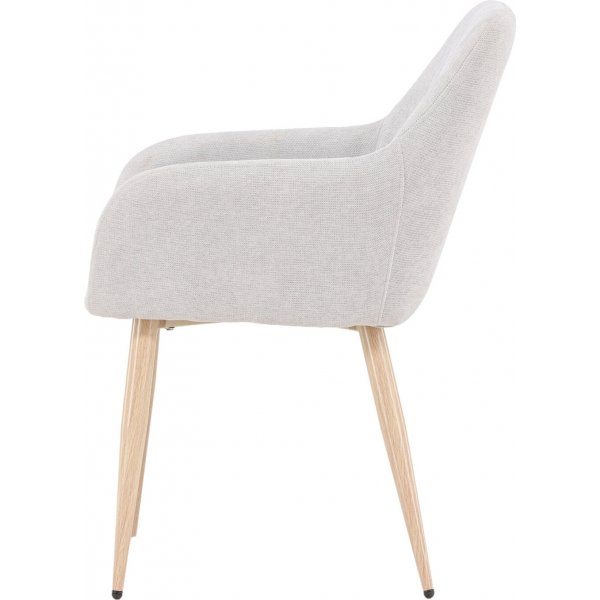 Komfort spisestuestol - Lys grå Komfort spisestuestol - Lys grå