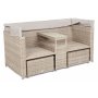 Solsofa Michigan - Beige/beige melert