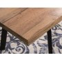 Brick spisebord, 118-160 cm - Wotan eik/svart