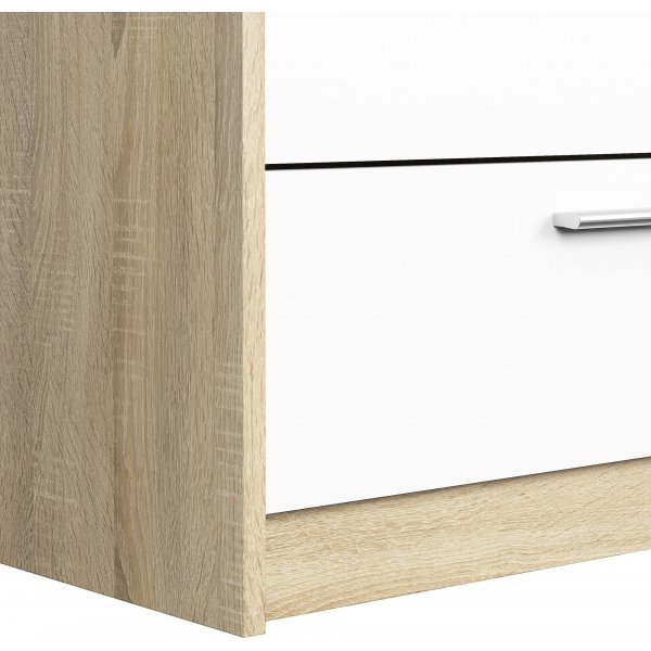 Line garderobe - Eik/hvit Line garderobe - Eik/hvit