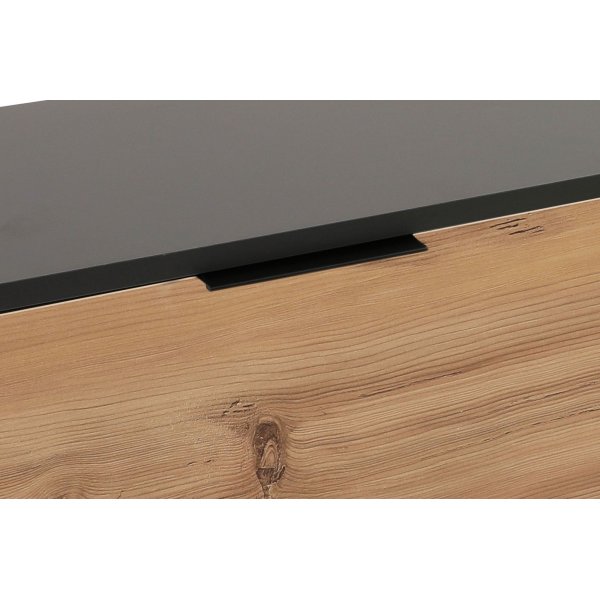 Ibiza mediebenk - Eik/antrasitt Ibiza mediebenk - Eik/antrasitt