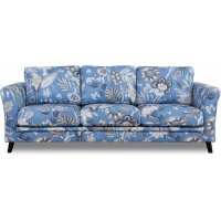 Ekerö 3-seters sofa i blomsterstoff - Eden Parrot Blue Ekerö 3-seters sofa i blomsterstoff - Eden Parrot Blue