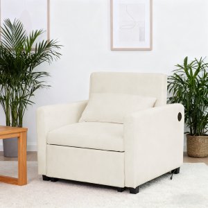 Lenestolseng Sollefteå - Beige kordfløyel | 81 cm Lenestolseng Sollefteå - Beige kordfløyel | 81 cm