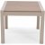 Urbanite kafgruppe med bord 50 x 50 cm og 2 st stable spisestoler - Beige