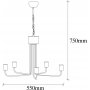 Mum taklampe 3491 - Gull/sort