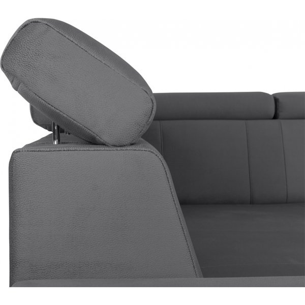 Lone hjrnesovesofa med pen ende hyre - Gr