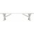 Scottsdale benk 180 cm - Hvit + Mbelpleiesett for tekstiler