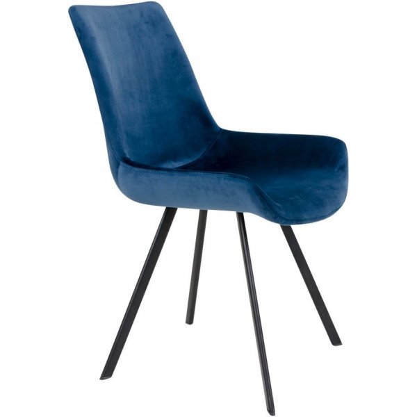 Drammen Spisestol - M�rk bl�/svart