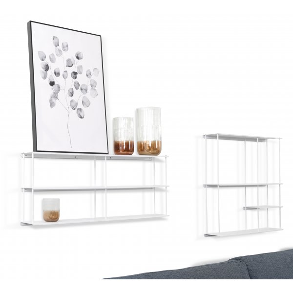 Vegghylle Elliot 60 - Hvit