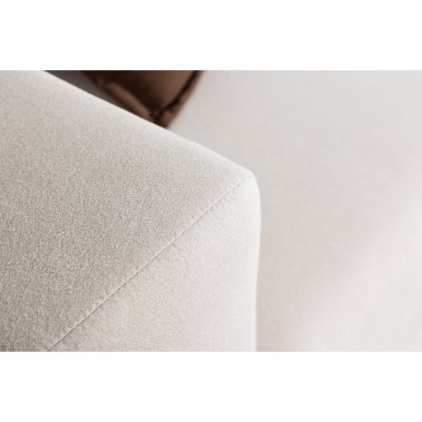 Lumi 3-seters sofa - Hvit lin