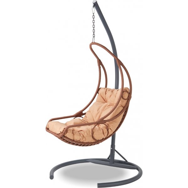 Floria hengestol - Beige/grå/brun Floria hengestol - Beige/grå/brun