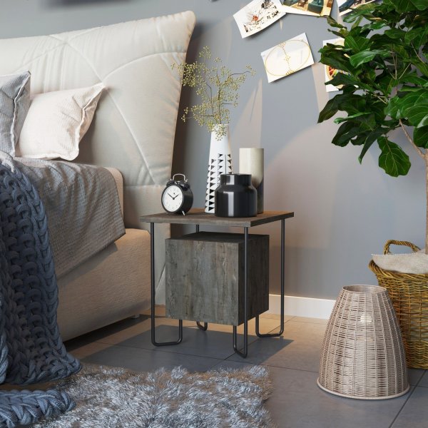 Acura nattbord - Mørkebrun Acura nattbord - Mørkebrun