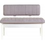 Vina 0701 spisegruppe med sofa - Hvit/lys gr