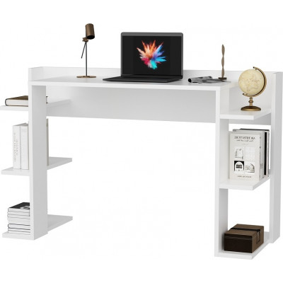 Platanus skrivebord Hvit - 122,7 x 45 cm
