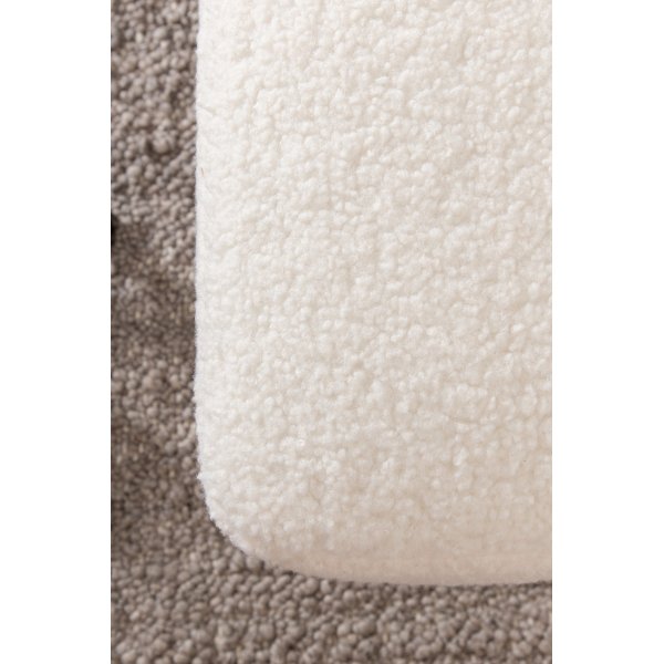 Savanna sittepuff - Hvit teddy Savanna sittepuff - Hvit teddy