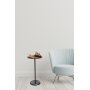 Stilig sidebord 40 cm - Sort/valntt