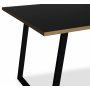Edge 3.0 Spisebord 140x90 - Svart hytrykkslaminat (HPL)