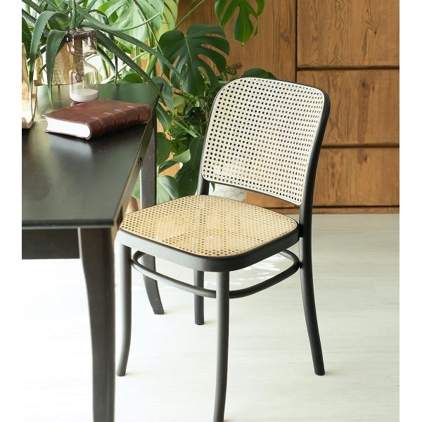 No 811 spisestuestol med rotting sete og rygg - Valgfri farge på rammen No 811 spisestuestol med rotting sete og rygg - Valgfri farge på rammen