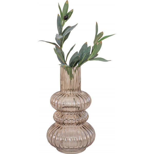 Blomstervase - Røkt glass Blomstervase - Røkt glass