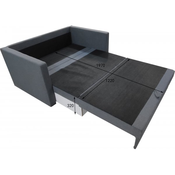 Mind Sovesofa (senget foran) - Antrasitt Mind Sovesofa (senget foran) - Antrasitt