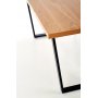 Gentofte spisebord 160 cm - Eik/sort