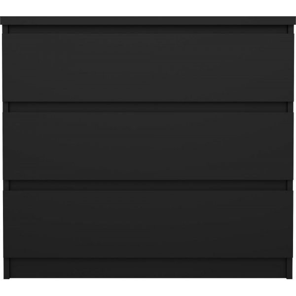 Naia kommode med 3 skuffer - Sort Naia kommode med 3 skuffer - Sort