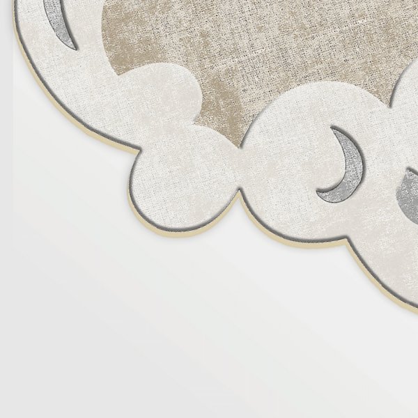 Brosur teppe - Kremhvit Brosur teppe - Kremhvit