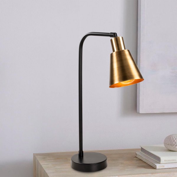 Emek bordlampe - Svart/vintage