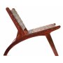 Lenestol Porto i teak - Konjakk lr