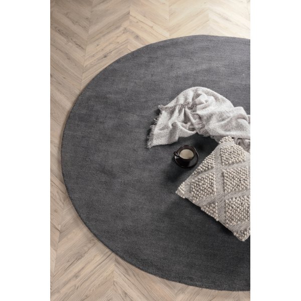 Bella ullteppe - Mørkegrå Bella ullteppe - Mørkegrå