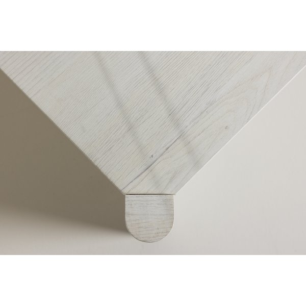 Rogaland sofabord 100 x 100 cm - Hvitvask