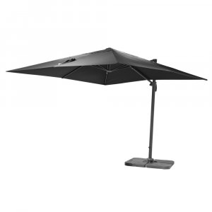 Tobago parasoll Ø 350 cm - Sort