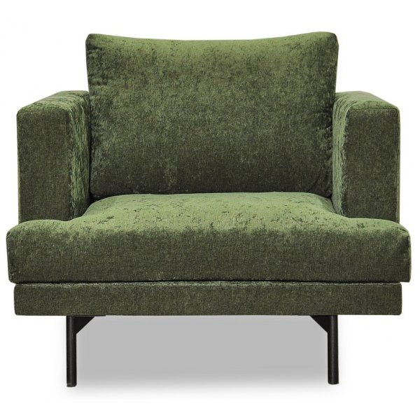 Smilla lenestol - Mørkegrønn Chenille Smilla lenestol - Mørkegrønn Chenille