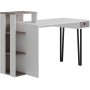 Loyd skrivebord - Hvit/lys mokka