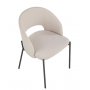 Cadeira spisestol i beige stoff + Mbelftter