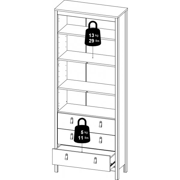 Madrid vitrineskap - Sort Madrid vitrineskap - Sort