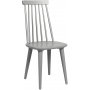 Edge spisestuesett for 8 personer; Spisebord i hvit HPL 240x90 cm med 8 gr Dalsland kurvstoler + 8.00 x Serviettringer