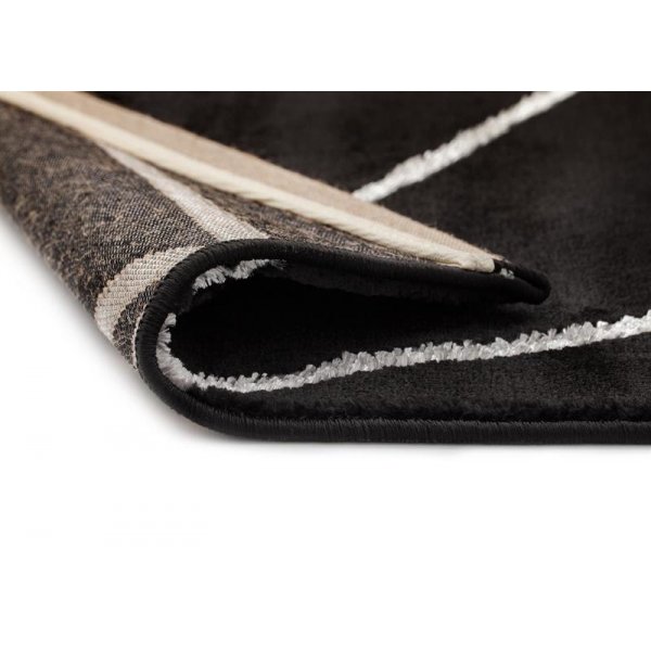 Maskinvevd teppe Diamond Lines - Slv