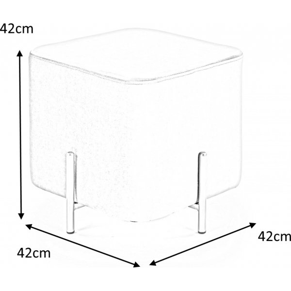 Frederica krakk - Grå/gull Frederica krakk - Grå/gull