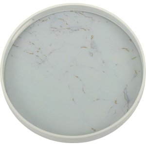 Charmion serveringsbrett - Hvit marmor