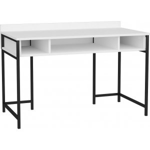 Alma skrivebord 120 x 60 cm - Sort/hvit