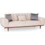 Ivory 3-seters sofa - Krem