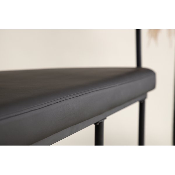 Stallhagen x Josefin Lustig benk - Sort PU Stallhagen x Josefin Lustig benk - Sort PU
