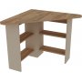 Hjrne skrivebord 80 x 80 cm - Furu/beige