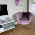 Kundebilde Tiara lenestol - Rosa/gull