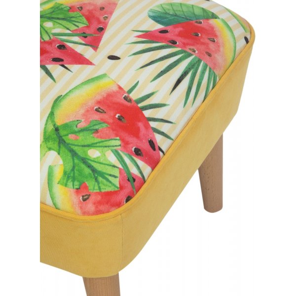 Damo puff 19 - Flerfarget Damo puff 19 - Flerfarget