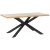 Sky spisebord i eik med kryssben - 160x90 cm
