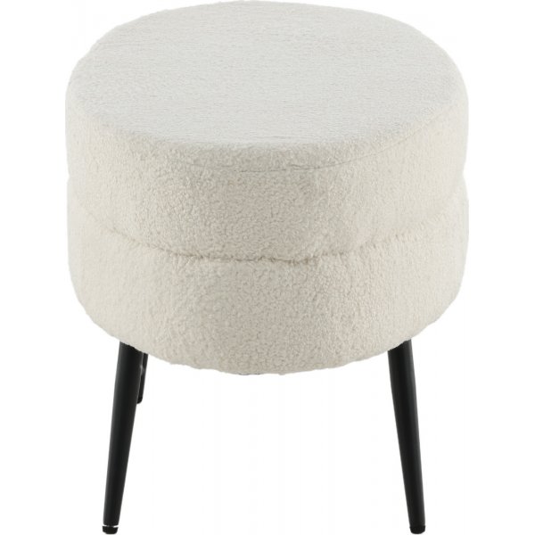 Rino sittepuff - Hvit teddy Rino sittepuff - Hvit teddy