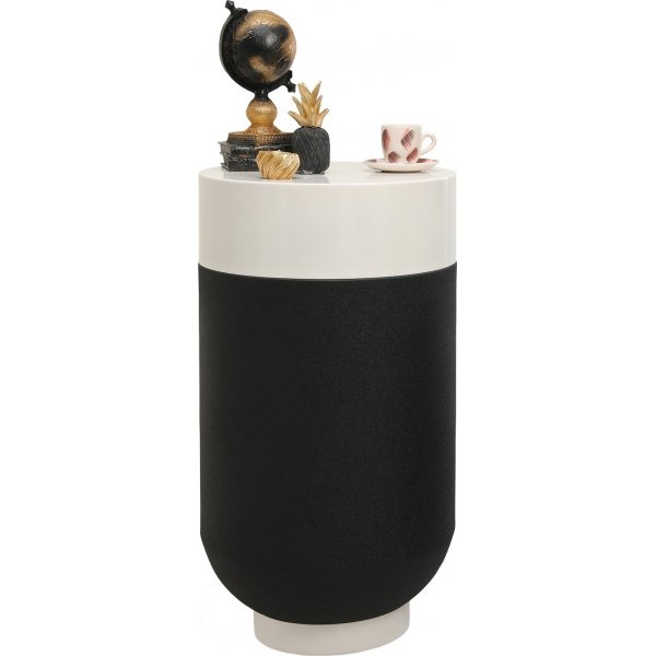 Bud sidebord 70 cm - Sort/hvit Bud sidebord 70 cm - Sort/hvit