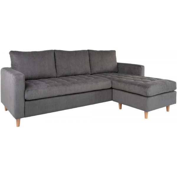 Firenze Divansofa - M�rkegr�/b�k